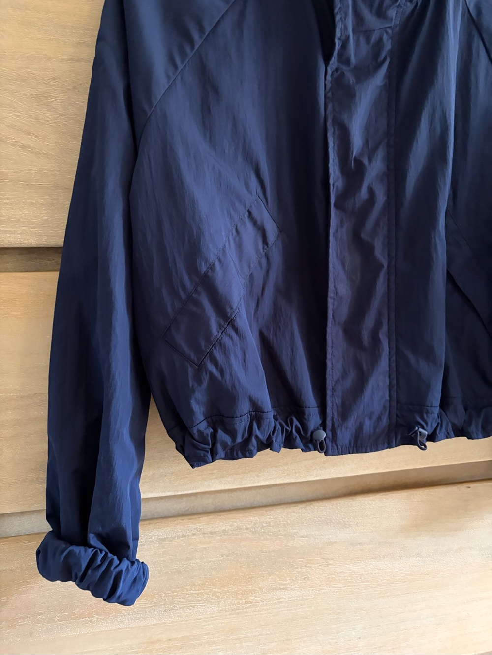 aerie Navy Blue Windbreaker Jacket - Picture 4 of 7